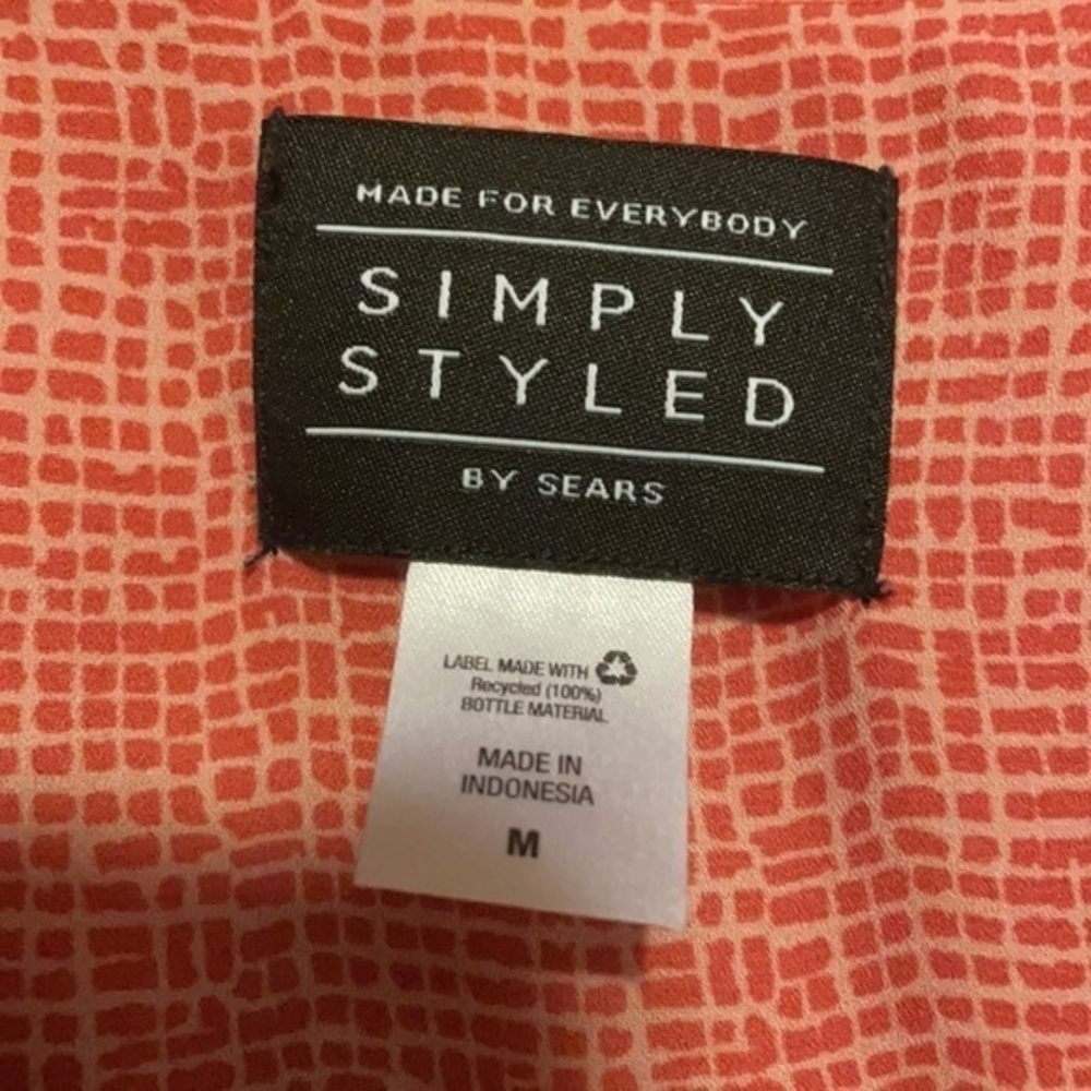 Coral business casual work shirt 067 - Picture 4 of 4